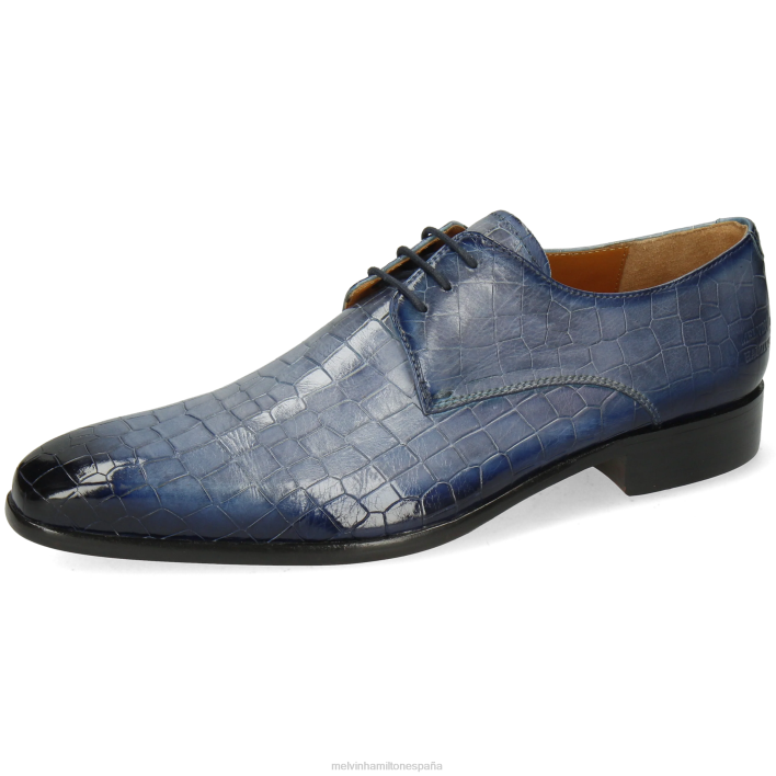 luis 13 hombres Melvin & Hamilton azul JRT4527 zapatos derby
