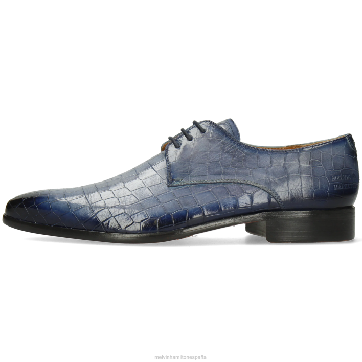 luis 13 hombres Melvin & Hamilton azul JRT4527 zapatos derby