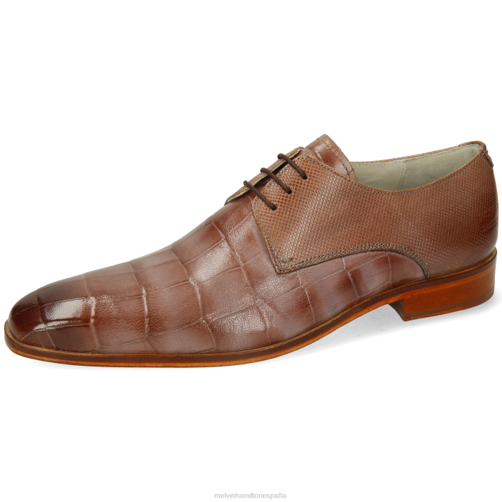 luis 13 hombres Melvin & Hamilton gris pardo JRT4489 zapatos derby