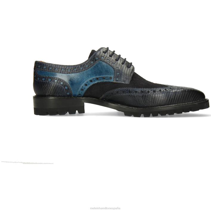 marvin 1 hombres Melvin & Hamilton azul JRT4379 zapatos derby