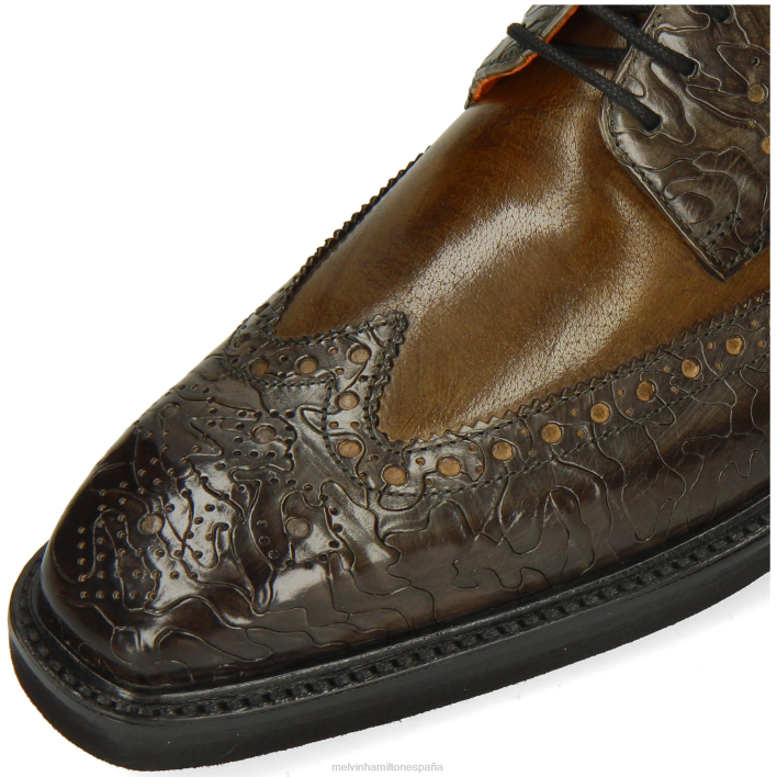 marvin 1 hombres Melvin & Hamilton caqui JRT4461 zapatos derby