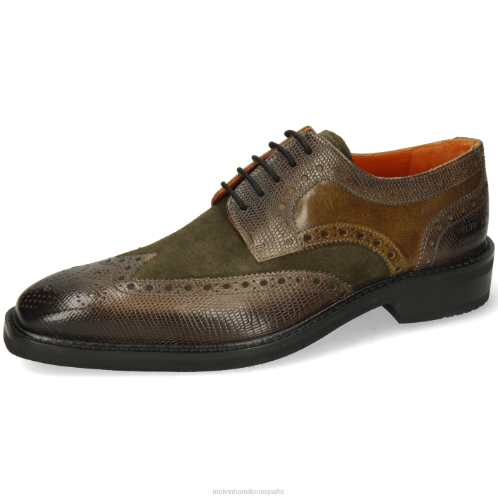 marvin 1 hombres Melvin & Hamilton verde JRT4388 zapatos derby