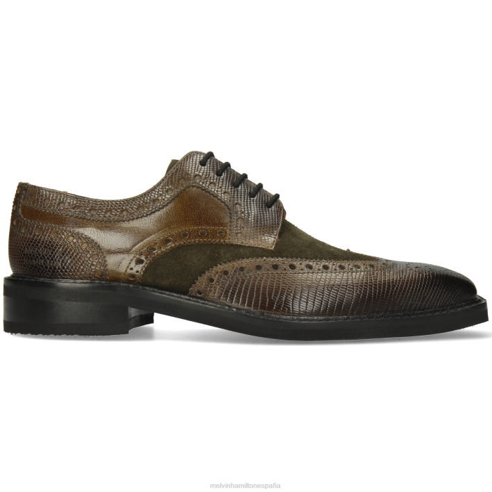 marvin 1 hombres Melvin & Hamilton verde JRT4388 zapatos derby