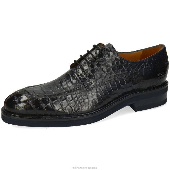 parque 1 hombres Melvin & Hamilton azul JRT4422 zapatos derby