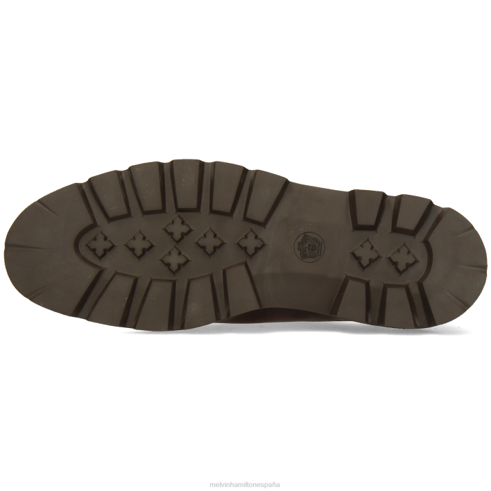 perforar 10 hombres Melvin & Hamilton marrón JRT4416 zapatos derby