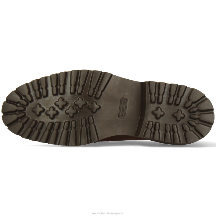 perforar 10 hombres Melvin & Hamilton marrón JRT4419 zapatos derby