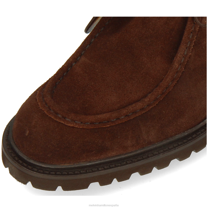 perforar 10 hombres Melvin & Hamilton marrón JRT4419 zapatos derby