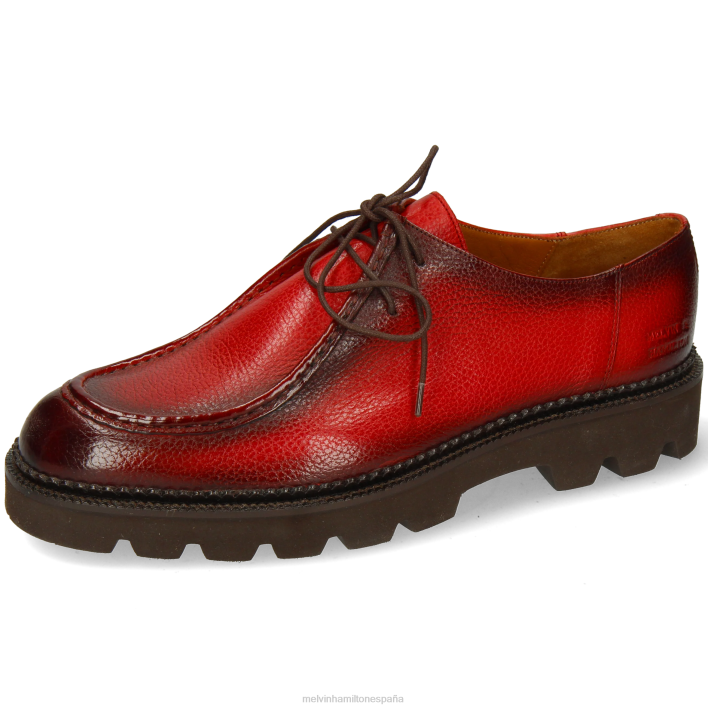 perforar 10 hombres Melvin & Hamilton naranja JRT4426 zapatos derby