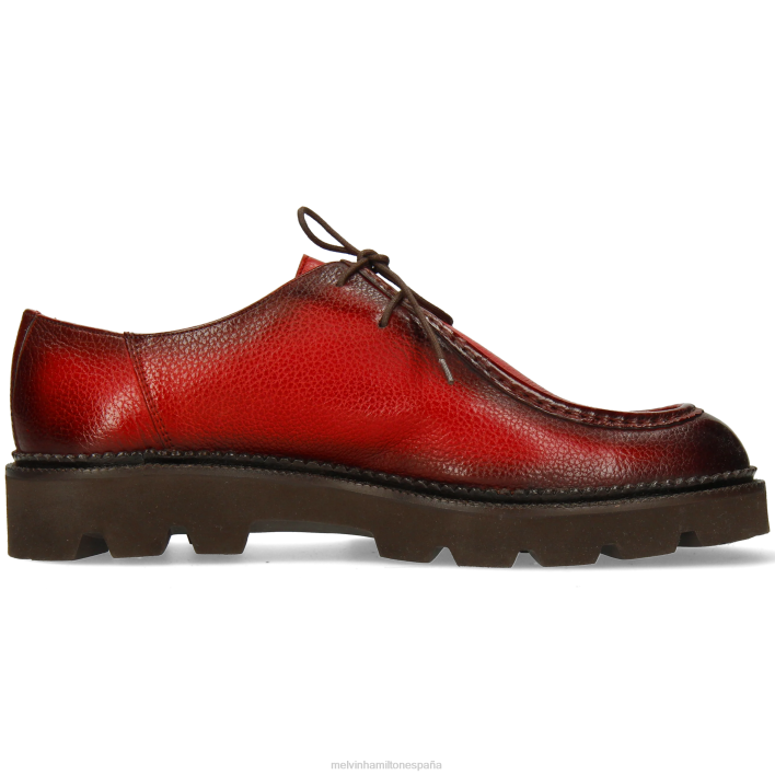 perforar 10 hombres Melvin & Hamilton naranja JRT4426 zapatos derby