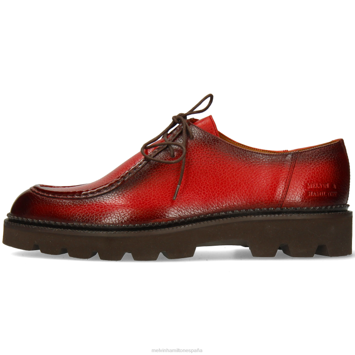 perforar 10 hombres Melvin & Hamilton naranja JRT4426 zapatos derby