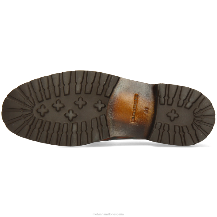 perforar 2 hombres Melvin & Hamilton naranja JRT4430 zapatos derby