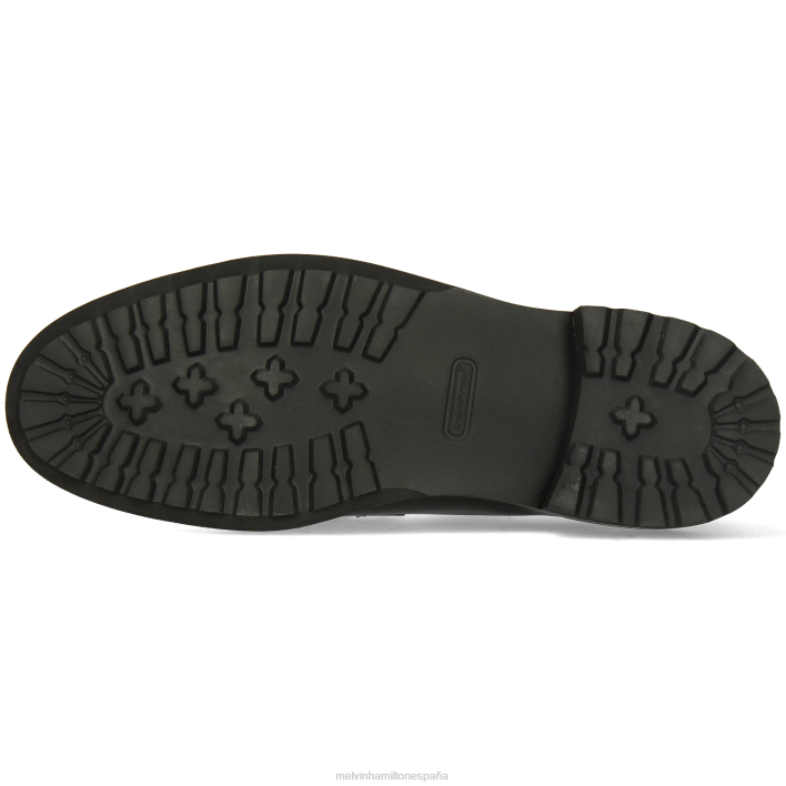 perforar 2 hombres Melvin & Hamilton negro JRT4369 zapatos derby