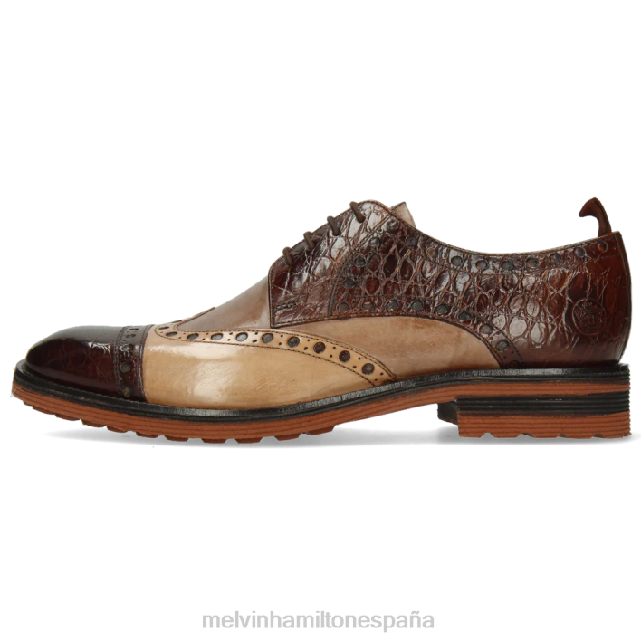 remolino 48 hombres Melvin & Hamilton marrón JRT4542 zapatos derby