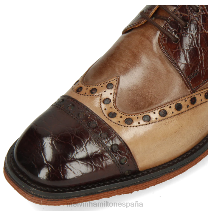 remolino 48 hombres Melvin & Hamilton marrón JRT4542 zapatos derby