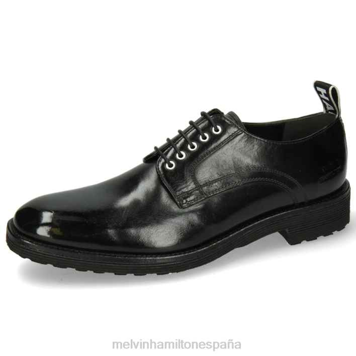 remolino 54 hombres Melvin & Hamilton negro JRT4518 zapatos derby