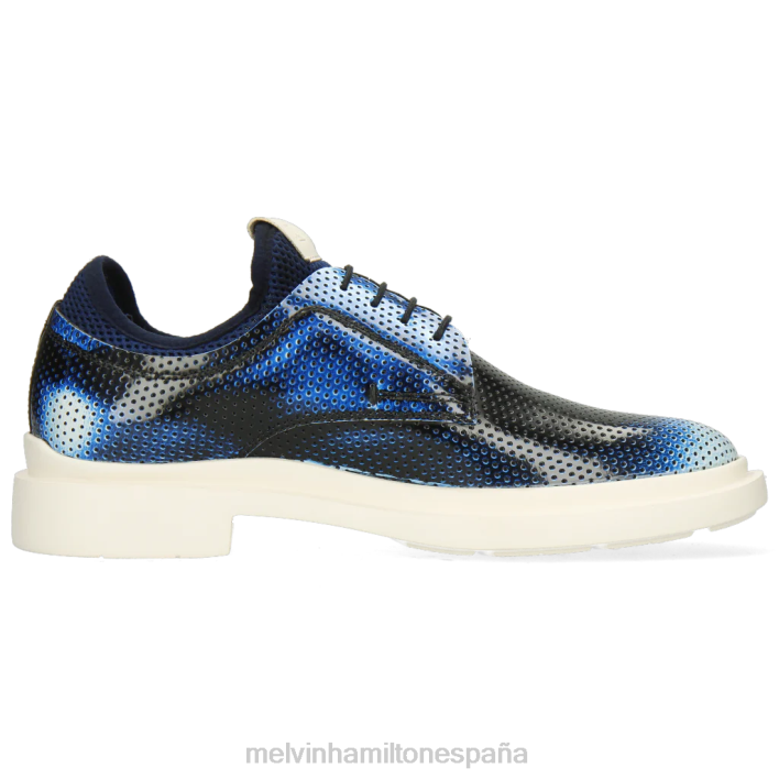 ron 1 hombres Melvin & Hamilton azul JRT4535 zapatos derby