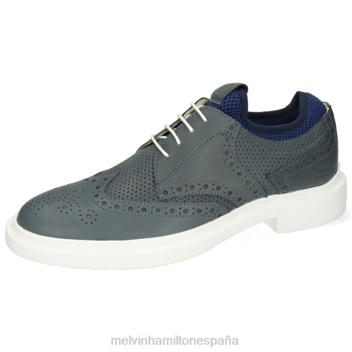 ron 2 hombres Melvin & Hamilton azul JRT4521 zapatos derby