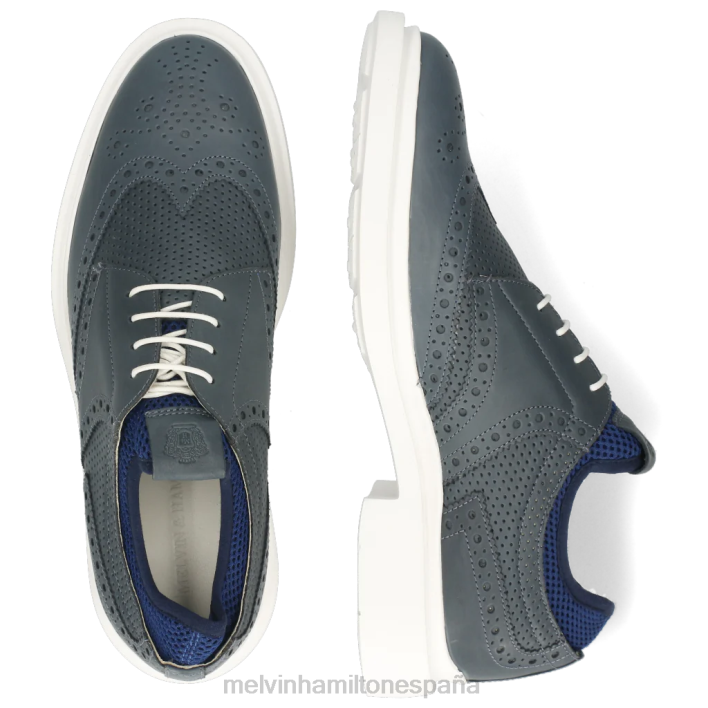 ron 2 hombres Melvin & Hamilton azul JRT4521 zapatos derby