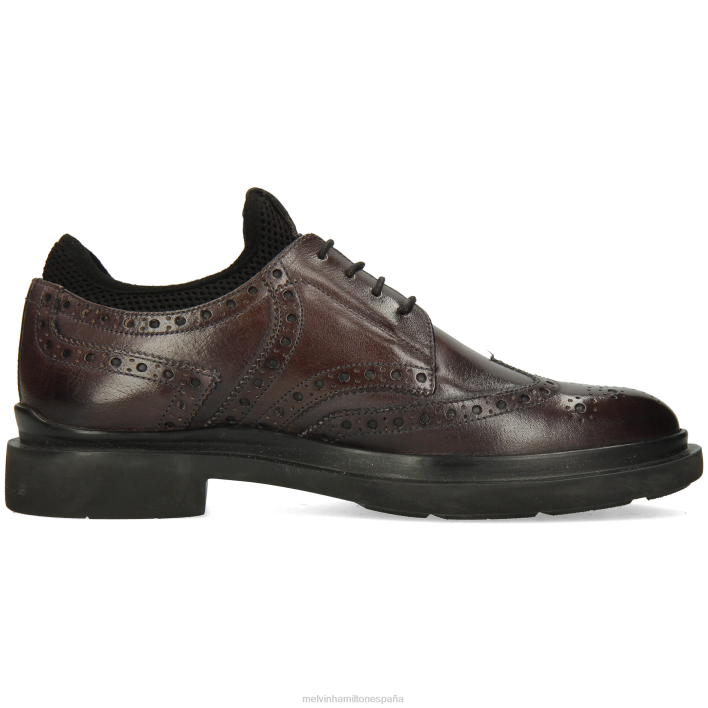 ron 2 hombres Melvin & Hamilton gris pardo JRT4463 zapatos derby