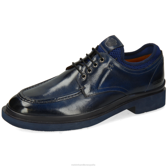 ron 4 hombres Melvin & Hamilton azul JRT4452 zapatos derby