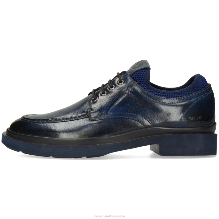 ron 4 hombres Melvin & Hamilton azul JRT4452 zapatos derby
