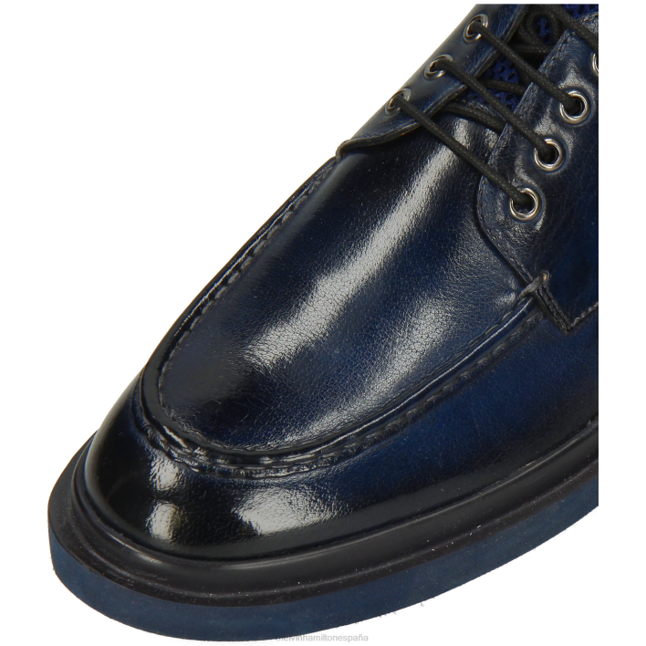 ron 4 hombres Melvin & Hamilton azul JRT4452 zapatos derby