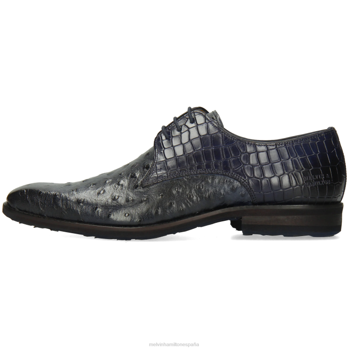 ryder 16 hombres Melvin & Hamilton azul JRT4444 zapatos derby