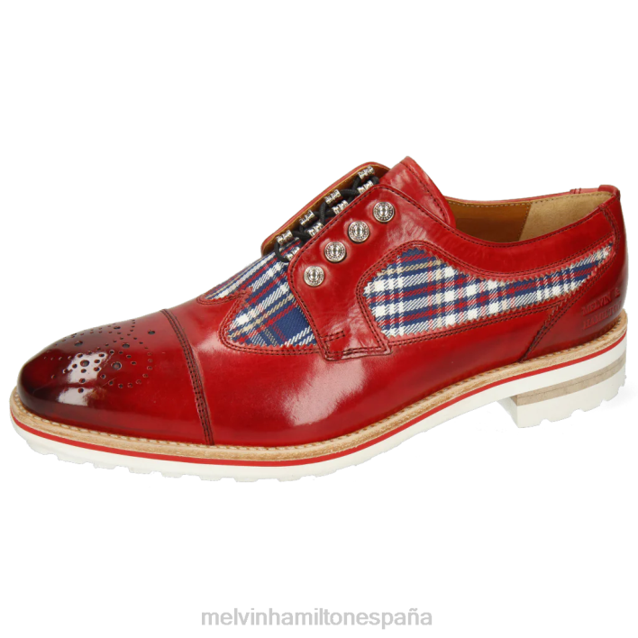 tom 22 hombres Melvin & Hamilton rojo JRT4515 zapatos derby