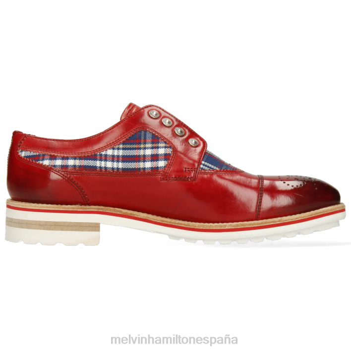 tom 22 hombres Melvin & Hamilton rojo JRT4515 zapatos derby