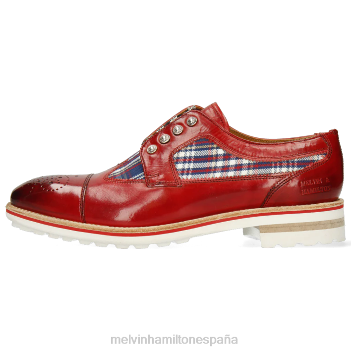 tom 22 hombres Melvin & Hamilton rojo JRT4515 zapatos derby