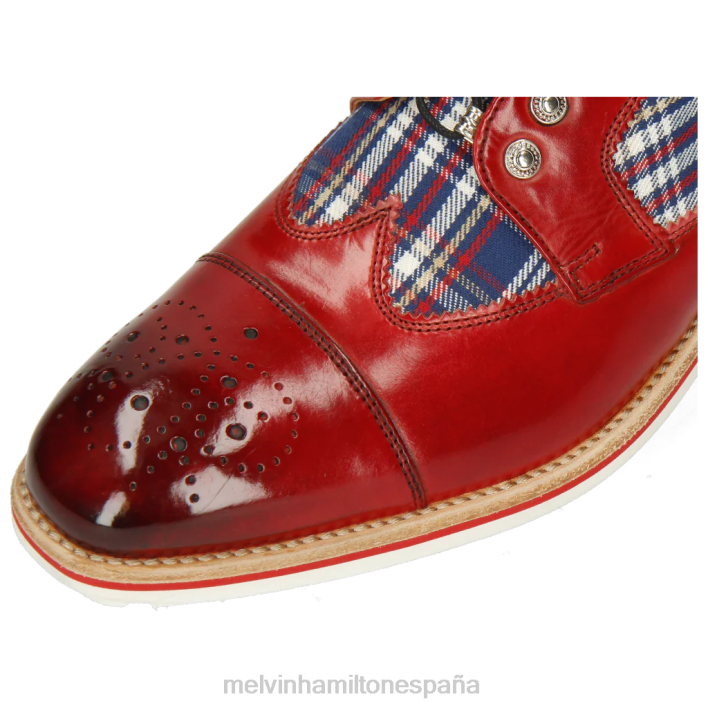 tom 22 hombres Melvin & Hamilton rojo JRT4515 zapatos derby