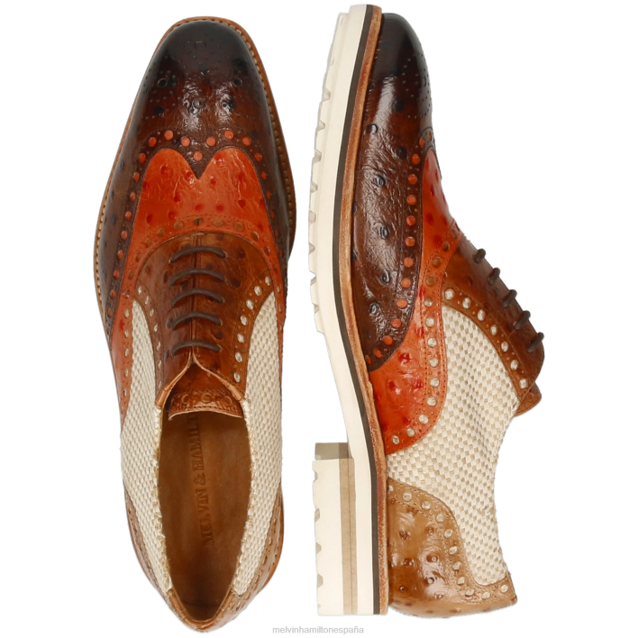 tom 26 hombres Melvin & Hamilton marrón JRT4358 zapatos derby