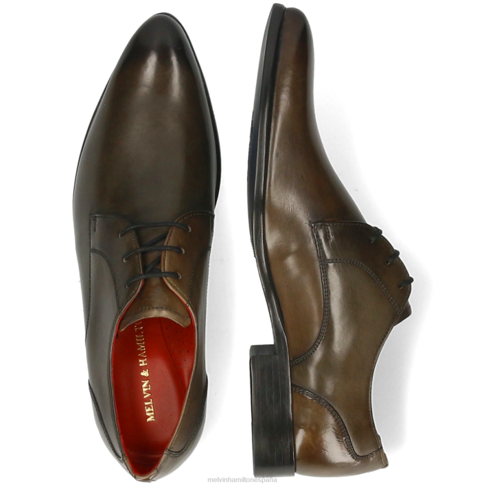 toni 1 hombres Melvin & Hamilton caqui JRT4480 zapatos derby