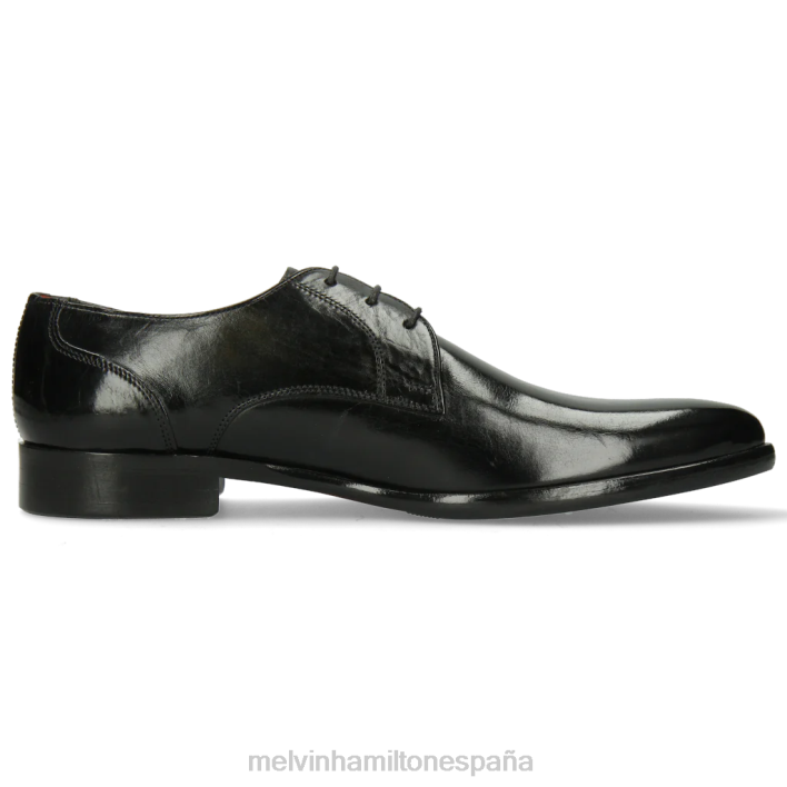 toni 1 hombres Melvin & Hamilton negro JRT4491 zapatos derby