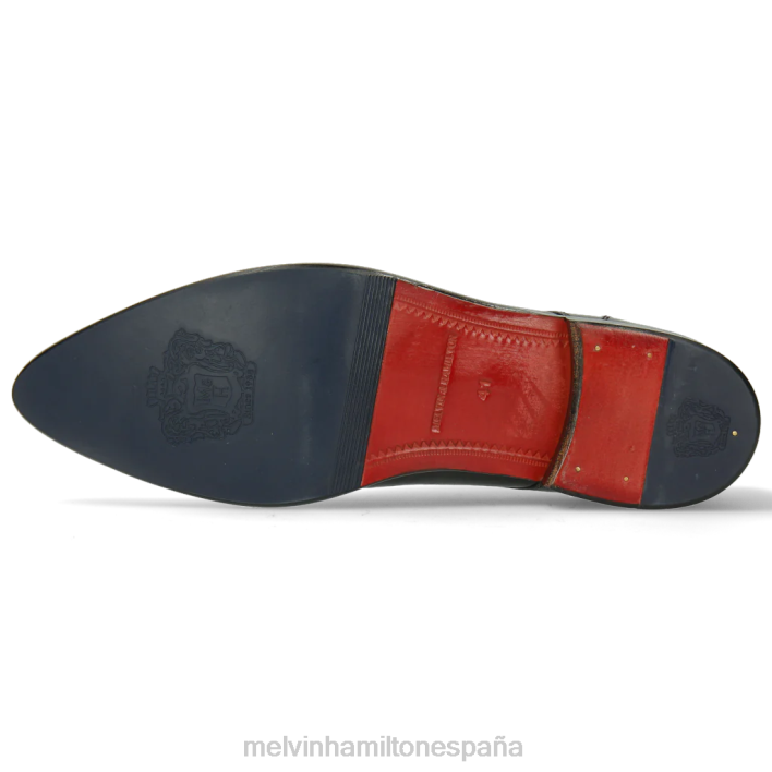 toni 1 hombres Melvin & Hamilton negro JRT4491 zapatos derby