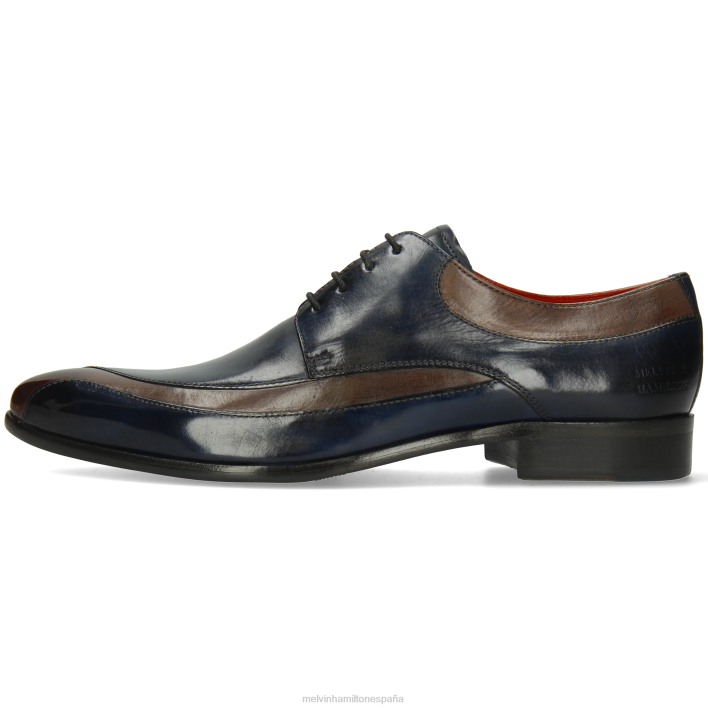 toni 36 hombres Melvin & Hamilton azul JRT4359 zapatos derby