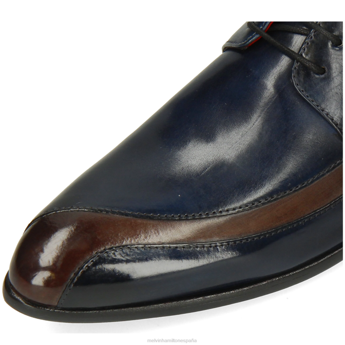 toni 36 hombres Melvin & Hamilton azul JRT4359 zapatos derby