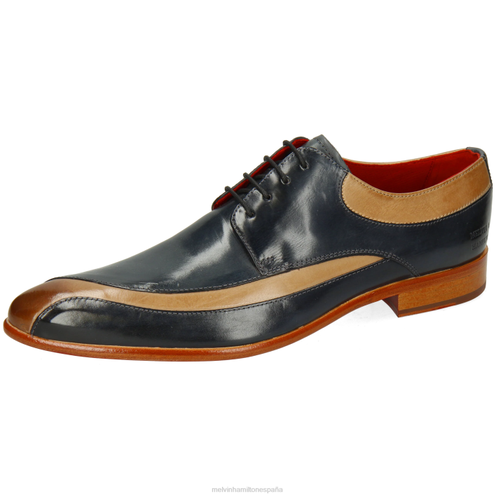 toni 36 hombres Melvin & Hamilton azul JRT4468 zapatos derby