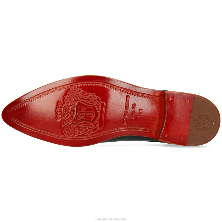 toni 36 hombres Melvin & Hamilton azul JRT4468 zapatos derby