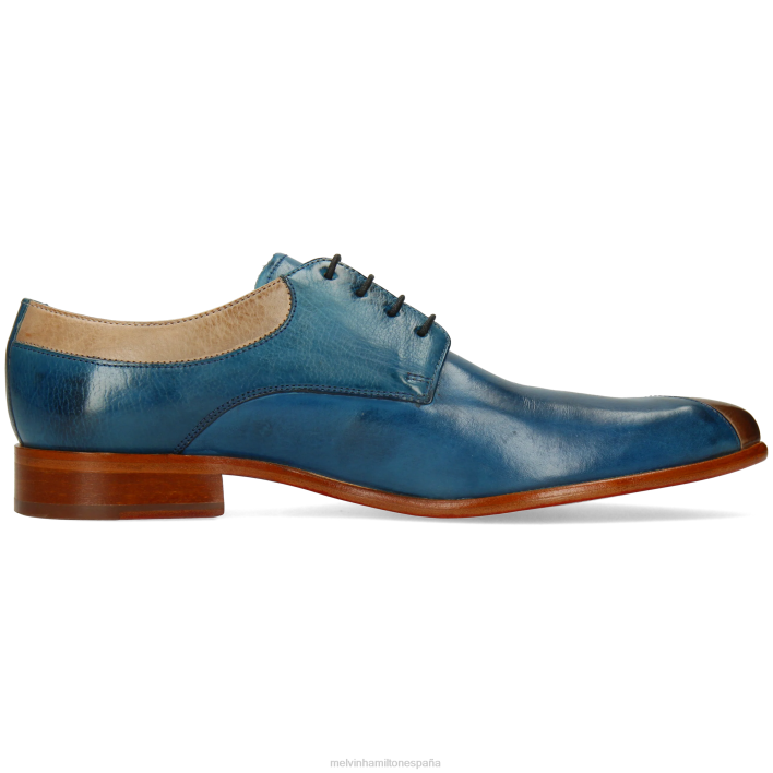 toni 36 hombres Melvin & Hamilton azul JRT4503 zapatos derby