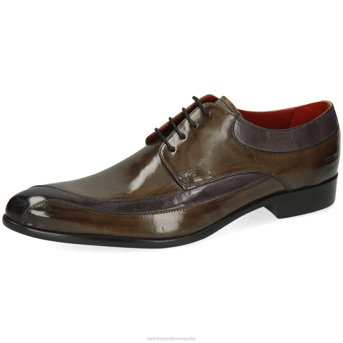 toni 36 hombres Melvin & Hamilton gris JRT4459 zapatos derby