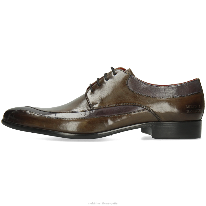 toni 36 hombres Melvin & Hamilton gris JRT4459 zapatos derby