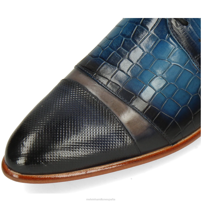 toni 39 hombres Melvin & Hamilton azul JRT4543 zapatos derby