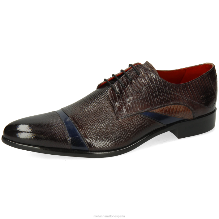 toni 39 hombres Melvin & Hamilton gris JRT4482 zapatos derby