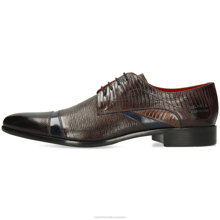 toni 39 hombres Melvin & Hamilton gris JRT4482 zapatos derby