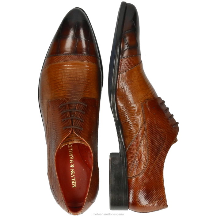 toni 39 hombres Melvin & Hamilton marrón JRT4481 zapatos derby
