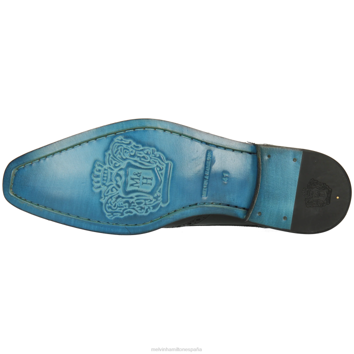 Martín 2 hombres Melvin & Hamilton negro JRT4352 zapatos monje