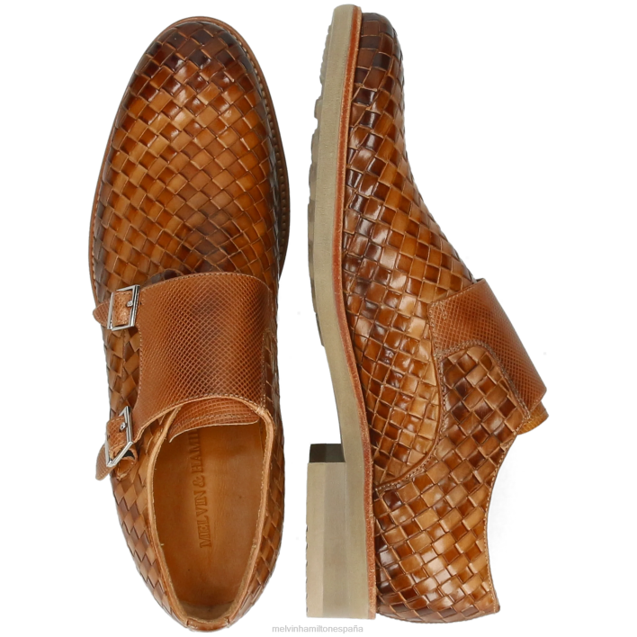 clint 36 hombres Melvin & Hamilton marrón JRT4335 zapatos monje