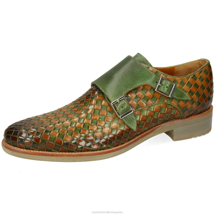 clint 36 hombres Melvin & Hamilton multi JRT4337 zapatos monje