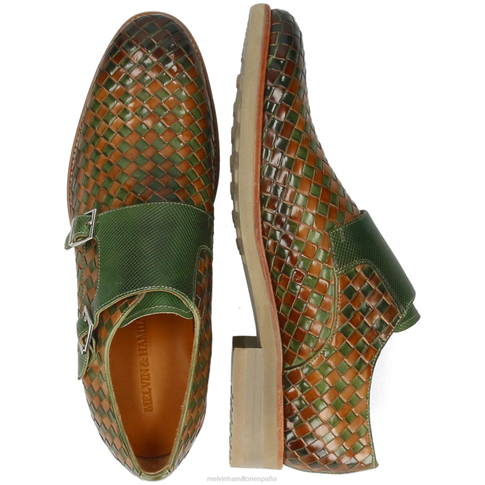 clint 36 hombres Melvin & Hamilton multi JRT4337 zapatos monje